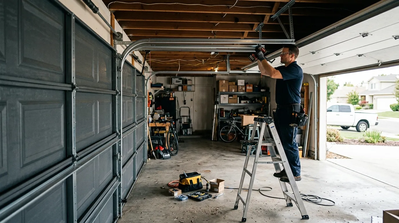 Garage door work by Centennial Garage Door Pros in Centennial, CO