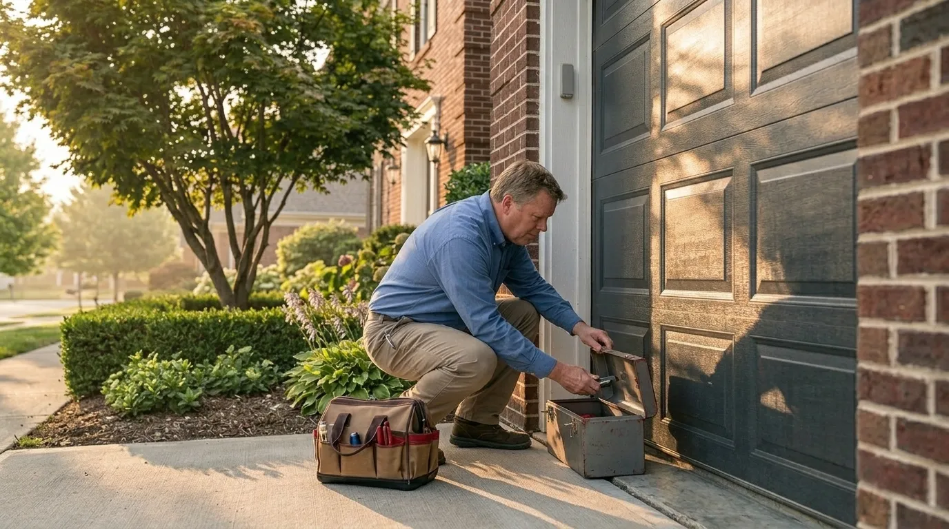 Garage door work by Centennial Garage Door Pros in Centennial, CO