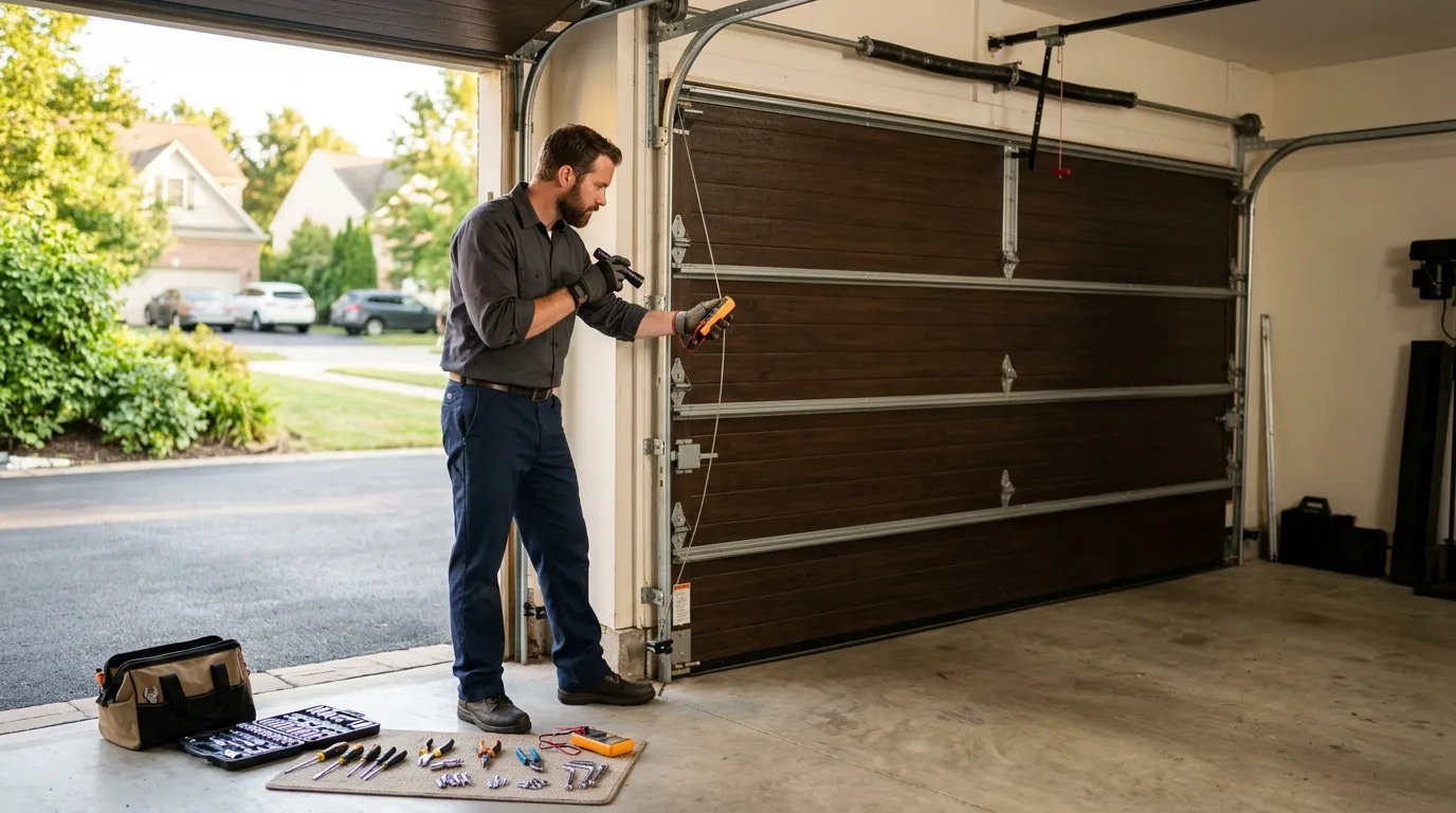 Garage door work by Centennial Garage Door Pros in Centennial, CO