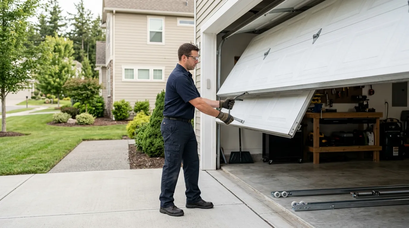 What Centennial's Older Garage Doors Need Before Winter
